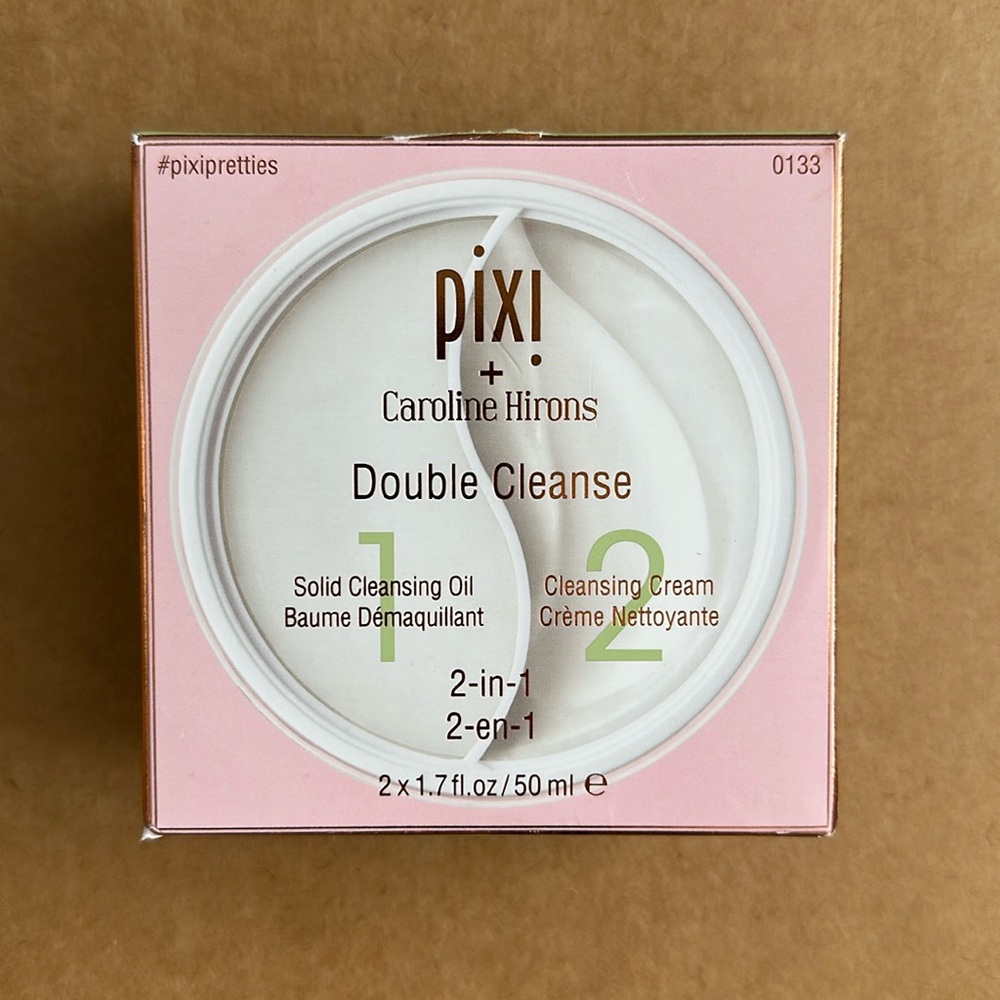 Pixi x Caroline Hurons Double Cleanse Solid Cleansing Oil and Cleansing Cream